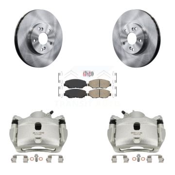 Front Disc Brake Caliper Rotors And Ceramic Pads Kit For Honda Accord KC8-100051N