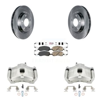 Front Brake Caliper Rotors & Ceramic Pad Kit For Jeep Patriot Dodge Compass Chrysler 200 KC8-100060N