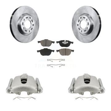 Front Disc Brake Caliper Rotors And Ceramic Pads Kit For Mazda 3 5 Sport KC8-100068C