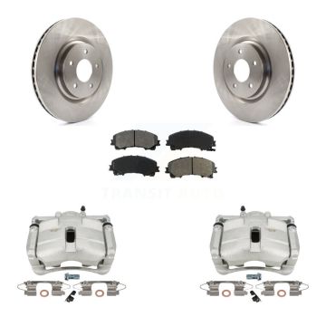 Front Brake Caliper Rotors & Semi-Metallic Pad Kit For Nissan Rogue With 3rd Row Seating KC8-100076S