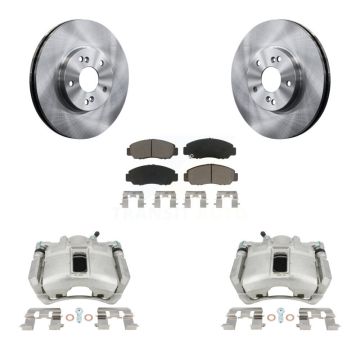 Front Disc Brake Caliper Rotors And Ceramic Pads Kit For Honda Accord KC8-100086C