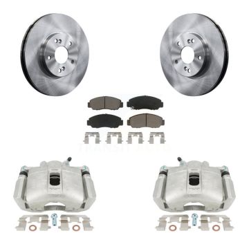 Front Disc Brake Caliper Rotors And Ceramic Pads Kit For Honda Accord KC8-100087C