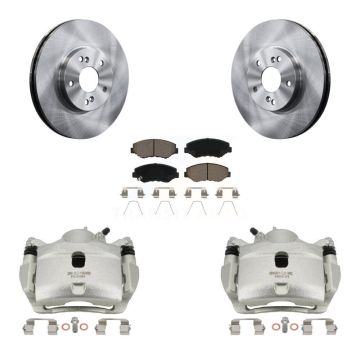 Front Disc Brake Caliper Rotors And Ceramic Pads Kit For Honda Accord KC8-100088C