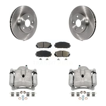 Front Brake Caliper Rotors & Semi-Metallic Pad Kit For Toyota Prius Lexus CT200h Plug-In KC8-100099S