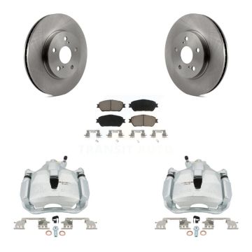 Front Disc Brake Caliper Rotor And Ceramic Pad Kit For Toyota Sienna Camry Solara Avalon KC8-100102C