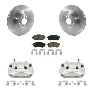 Front Brake Caliper Rotor And Ceramic Pad Kit For Subaru Outback Forester Impreza Legacy KC8-100105C