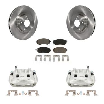 Front Disc Brake Caliper Rotors And Ceramic Pads Kit For Subaru Legacy KC8-100109C