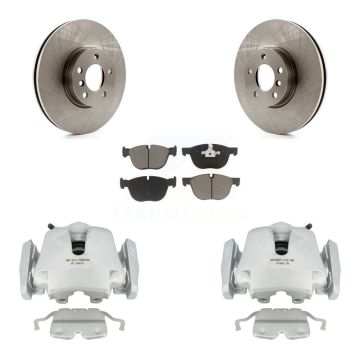 Front Disc Brake Caliper Rotors And Ceramic Pads Kit For BMW X5 X6 KC8-100125C