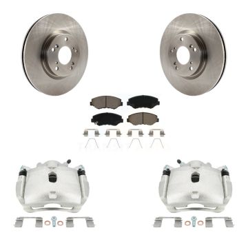 Front Disc Brake Caliper Rotors And Ceramic Pads Kit For Honda Civic Acura ILX KC8-100135C
