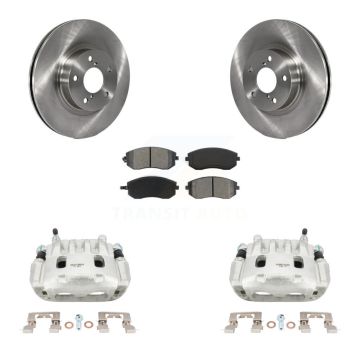 Front Disc Brake Caliper Rotors And Semi-Metallic Pads Kit For Subaru Legacy KC8-100138S