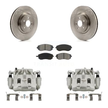 Front Disc Brake Caliper Rotors And Semi-Metallic Pads Kit For Subaru Legacy KC8-100140S