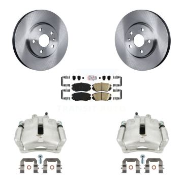 Front Disc Brake Caliper Rotor Ceramic Pad Kit For Buick Regal LaCrosse Chevrolet Malibu KC8-100141N