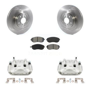 Front Brake Caliper Rotor Semi-Metallic Pad Kit For Subaru Outback Forester Impreza Baja KC8-100141S