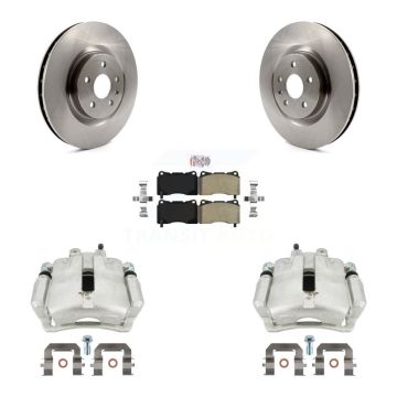 Front Brake Caliper Rotor And Semi-Metallic Pad Kit For Buick Regal With Brembo Calipers KC8-100142N