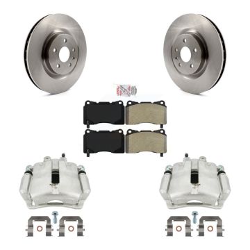 Front Brake Caliper Rotor And Semi-Metallic Pad Kit For Buick Regal With Brembo Calipers KC8-100143N