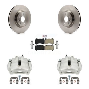Front Brake Caliper Rotor And Semi-Metallic Pad Kit For Buick Regal With Brembo Calipers KC8-100144N