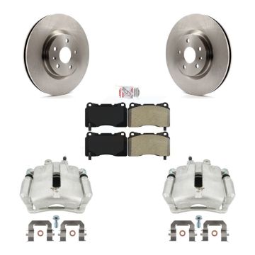 Front Brake Caliper Rotor And Semi-Metallic Pad Kit For Buick Regal With Brembo Calipers KC8-100145N