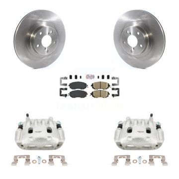 Front Disc Brake Caliper Rotors Ceramic Pad Kit For Subaru Forester Impreza XV Crosstrek KC8-100150N