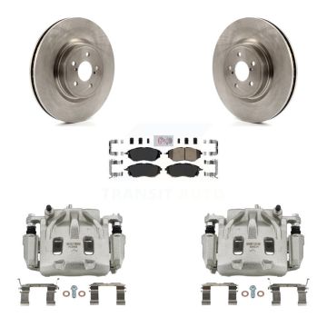 Front Disc Brake Caliper Rotors And Ceramic Pads Kit For Subaru Forester Outback Legacy KC8-100154N