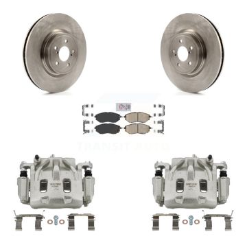 Front Disc Brake Caliper Rotors And Ceramic Pads Kit For Subaru Forester Outback Legacy KC8-100155N