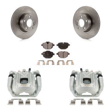 Rear Disc Brake Caliper Rotors And Ceramic Pads Kit For BMW X3 X4 KC8-100161T