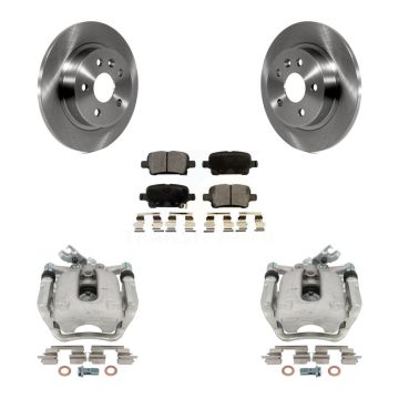 Rear Disc Brake Caliper Rotors And Ceramic Pads Kit For Chevrolet Cruze KC8-100165T