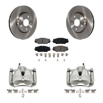 Front Disc Brake Caliper Rotors And Semi-Metallic Pads Kit For Lexus IS250 KC8-100168S