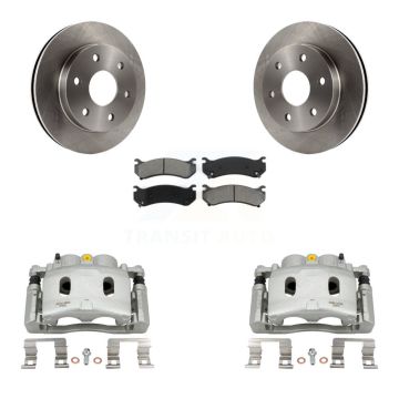 Front Disc Brake Caliper Rotors And Semi-Metallic Pads Kit For Chevrolet Silverado 1500 KC8-100180S
