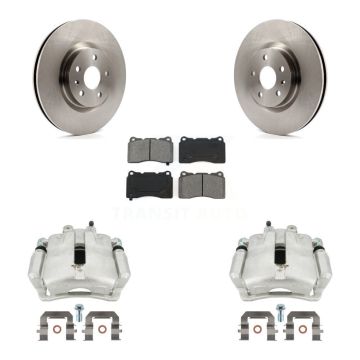 Front Brake Caliper Rotor And Semi-Metallic Pad Kit For Buick Regal With Brembo Calipers KC8-100183S