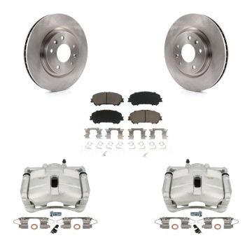 Front Disc Brake Caliper Rotors And Ceramic Pads Kit For Nissan Rogue Sport KC8-100188C