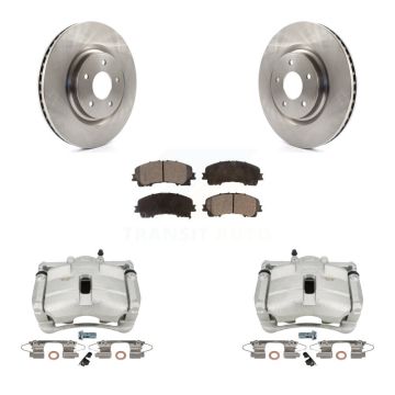 Front Brake Caliper Rotors & Semi-Metallic Pad Kit For Nissan Rogue With 3rd Row Seating KC8-100191P