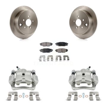 Rear Disc Brake Caliper Rotors And Ceramic Pads Kit For Subaru Impreza Forester WRX KC8-100195T