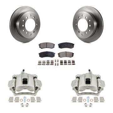 Rear Disc Brake Caliper Rotors And Ceramic Pads Kit For Toyota 4Runner FJ Cruiser KC8-100204T