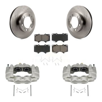 Front Disc Brake Caliper Rotors And Ceramic Pads Kit For Toyota Tacoma FJ Cruiser KC8-100209C