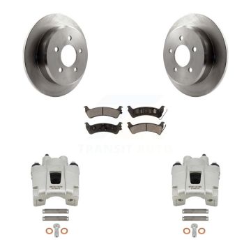 Rear Disc Brake Caliper Rotors And Ceramic Pads Kit For 2001 Ford Explorer From 01 02 KC8-100209T