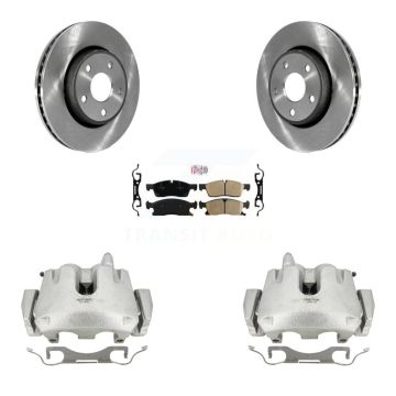 Front Disc Brake Caliper Rotor And Ceramic Pad Kit For Jeep Grand Cherokee Dodge Durango KC8-100212N