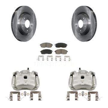 Front Disc Brake Caliper Rotors And Ceramic Pads Kit For Nissan Altima KC8-100213C