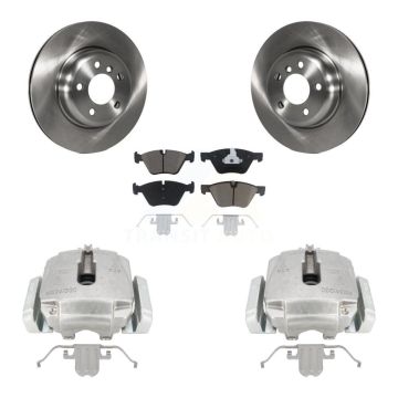 Front Disc Brake Caliper Rotors And Ceramic Pads Kit For BMW 528i xDrive KC8-100224C