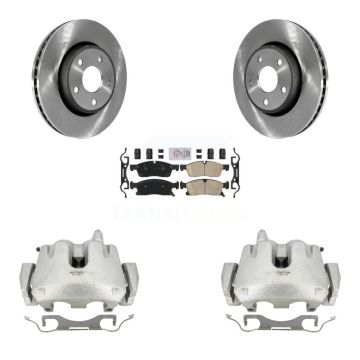 Front Disc Brake Caliper Rotor And Ceramic Pad Kit For Jeep Grand Cherokee Dodge Durango KC8-100224N