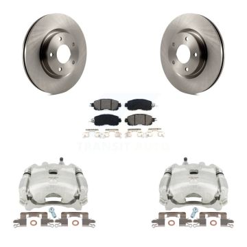 Front Disc Brake Caliper Rotors And Semi-Metallic Pads Kit For Nissan Altima KC8-100230S
