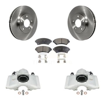 Front Brake Caliper Rotors & Semi-Metallic Pad Kit For Cadillac DeVille Disc rear brakes KC8-100232P
