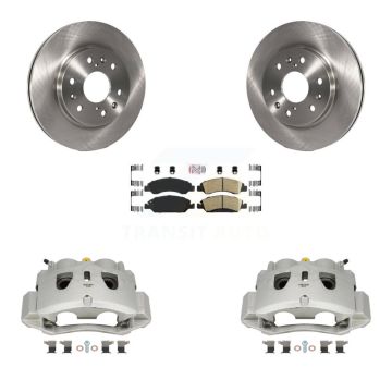 Front Brake Caliper Rotor & Ceramic Pad Kit For Chevrolet Suburban With 2 Piston KC8-100246N