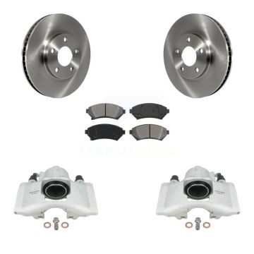 Front Brake Caliper Rotors & Semi-Metallic Pad Kit For Cadillac DeVille Disc rear brakes KC8-100246S