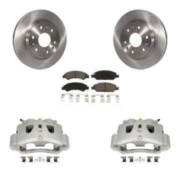 Front Brake Caliper Rotor & Ceramic Pad Kit For Chevrolet Suburban With 2 Piston KC8-100259C