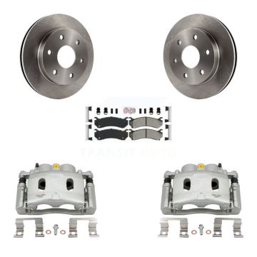 Front Disc Brake Caliper Rotors And Semi-Metallic Pads Kit For Chevrolet Silverado 1500 KC8-100264N