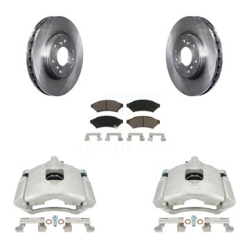 Front Brake Caliper Rotor & Ceramic Pad Kit For Pontiac Montana Chevrolet Uplander Buick KC8-100267C