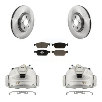 Front Disc Brake Caliper Rotors And Ceramic Pads Kit For Ford Transit Connect KC8-100276C