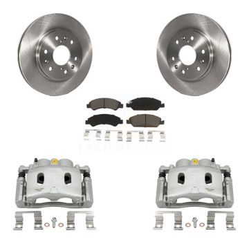 Front Brake Caliper Rotors Ceramic Pad Kit For Chevrolet GMC Silverado 1500 Sierra Tahoe KC8-100277C