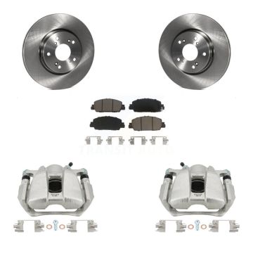 Front Disc Brake Caliper Rotors And Ceramic Pads Kit For Honda HR-V Accord KC8-100281C