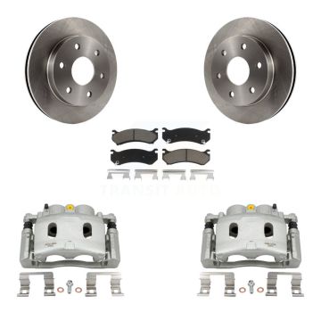 Front Brake Caliper Rotors Ceramic Pad Kit For Chevrolet Silverado 1500 Disc rear brakes KC8-100296C